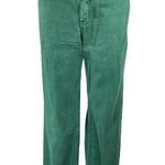 Clemence Women's Green High Waist Straight Wide Leg Denim Jeans Pants Size 10 Photo 0