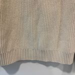 J.Crew Cream Knit Chunky Mock Neck Sweater Shoulder Buttons Preppy Costal Photo 3