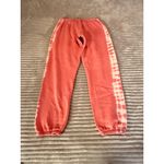 PINK - Victoria's Secret  women's small pink/white tye dyed jogger sweatpants Photo 5