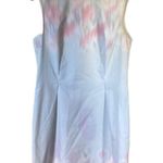 Elie Tahari {} ~ SOFT SKY BLUE ~ WATERCOLOR PASTEL GARDEN HOLLY SHEATH DRESS 👗 Photo 0