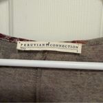 Peruvian Connection  Womens Dress Maxi Ottomam Damask Pima Ctn Purple Size Small Photo 2