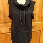 Calvin Klein  PERFORMANCE Sleeveless Black Cowl Neck vest with front pocket Photo 0