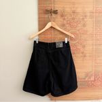 Lee Vintage Black Denim High Waisted Shorts Photo 4