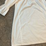 Liv & Laf Women’s White Hobo Peasant 3/4 Sleeve Dress XS Photo 3