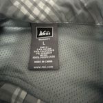 REI Gray Plaid Women's Button Down Hiking Shirt Size L Photo 8