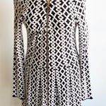 INC V Neck Long Sleeve Zipper Sweater Dress White Size XL Photo 0