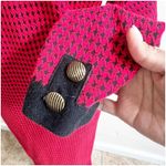 Robert Janan Designed By Eva Midi Vintage Houndstooth Dress Red & Black Size 6 Photo 10