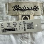 Madewell NWT Women's High Waist Superwide-Leg Jeans White Size 33 Summer Preppy Photo 6