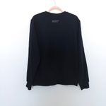 Richer Poorer Womens Sweatshirt Size M Black Crewneck Athleisure Minimal Casual Size M Photo 7