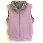 Pendleton  reversible floral/solid purple zip up vest M Photo 2