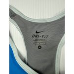 Nike  Dri-FIT Tank Top Athletic Racerback Built-In Bra‎ Blue Size M Photo 1