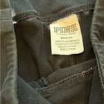 PINK - Victoria's Secret Victoria Secrets Pink Black Leggings with Distressed Knee Photo 3