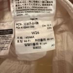 Levi's 501 Original Fit Levi’s Premium High Rise Women’s White Cutoff Denim Shorts Photo 9