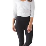 Lululemon Women’s Black Essential Rhythm Crop Leggings Tights Pants Photo 0