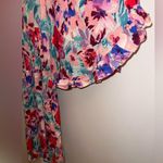 easel Floral Tie-Back Mini Dress - Red, Pink, Blue Photo 4