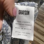 Grayson Women's Floral Button Down Blouse Multicolor Long Sleeve Collared Casual Blue Size M Photo 8