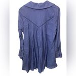 Free People NWT Haddie Mini Dress Periwinkle X Small Cotton Boho Summer vacay Photo 3