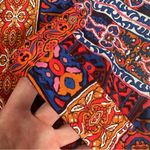 Peter Nygard Nygard Multicolor Tunic Top 3/4 Sleeve Boho Patchwork Women’s Size Medium Photo 8