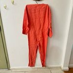 Outerknown  Retrograde Linen Sunset Orange Pink Jumpsuit XS Photo 7