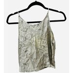 Victoria's Secret Vintage 90's Silk Cropped Cami Tank Size Medium Floral 1997 Photo 1