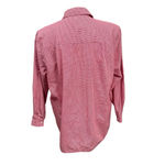 Karen Scott II Red Gingham Christmas Embroidered Button Down Shirt Size 1X Photo 6