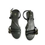 ZARA ✨ RIVET STRAP BUCKLE CASUAL SZ 40 SANDALS✨ Photo 3