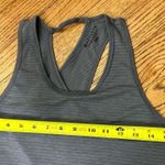 Athleta  | Essence Texture Tie Back Tank Top Ribbed Gray Size XXS Photo 6