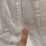 PacSun NWT  Jean White High Rise Distressed Boy Shorts Photo 6