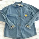 Christopher & Banks Vintage  “We Love Minnesota” Denim Button Down Shirt Photo 1
