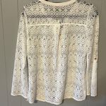 NWT Island Republic White Crochet Top Size Small White Photo 1