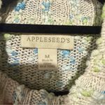 appleseed's APPLESEED’S 100% COTTON MOCK NECK KNIT SLEEVELESS SWEATER TOP SIDE SLIT SIZE M Photo 4