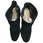 Diane Von Furstenberg  DVF Women’s Size 7.5 Black Suede Heeled Ankle Booties Photo 3