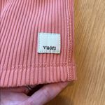 Vuori  Tank Ribbed Built in Bra Top Salmon Pink Size XS Photo 4