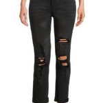 No Boundaries High Rise Destructed Girlfriend Jeans Photo 0