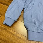 SheIn ‎ Sweatshirt Womens Small Light Blue Mock Neck Casual Cotton Pullover Basic Photo 1