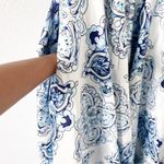 Camille La Vie Floral Halter Maxi Gown in Blue Photo 5