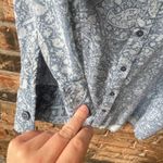 Dress Forum  Los Angeles Size Small Paisley Chambray Shirt Dress Button Down Photo 3