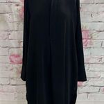 Polo X Ralph Lauren Women's Long Sleeve Curved Hem Button Black Shirt Dress Sz 6 Photo 0