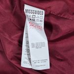 Missguided  Plus‎ Size 18 Blazer Dress Mesh Bow Waist Burgundy Red Party Photo 5
