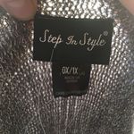 Peruvian style cashmere artsy colorful boutique ruana/wrap Gray Photo 3