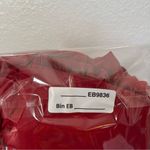 Theory  Laurmeema crimson red off shoulder cotton top long sleeve blouse size 6 Photo 11