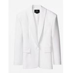 ZARA WOMAN SHOULDER PAD BLAZER TUXEDO COLLAR DINNER JACKET Small 7705/460 Photo 2
