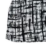 Ali Miles Tunic‎ Top L Artsy Oversized Lagenlook Cowl Neck Black White Blouse Size L Photo 6