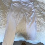 90 Degrees by Reflex Cropped White Leggings Photo 0