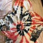 Hurley  Sweater Womens Jacket Tie Dye Cropped Long Sleeve Pullover Size m Photo 5