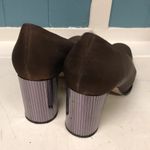 Sesto Meucci ‎ shiny brown pumps with mirrored heels woman’s size 8.5 Photo 3