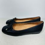 Vionic  Klara Ballet Flats Womens 9 Black Bow Square Toe Comfort Shoe Photo 3