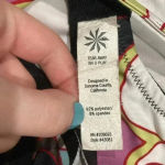 Athleta  swimsuit 70s Style Paisley Print Criss Cross Tankini Top Photo 4