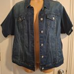 Torrid  Short Sleeve jean jacket sz 4  Photo 10