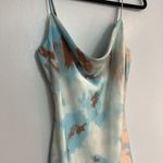 Audrey 3+1 MOVING SALE - Blue Tie Dye Slip Dress Photo 4